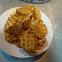 Waffle fries at Bang Up To The Elephant in Denver
