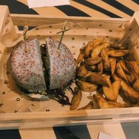 Delicious food at Flower Burger in Bergamo