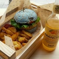 Ocean burger menu at Flower Burger in Bergamo