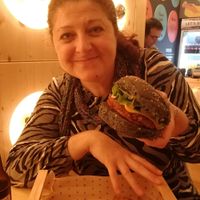 Great big Flower Burger at Flower Burger in Bergamo