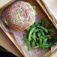 Elf burger, vegan and so tasty!!! at Flower Burger in Bergamo