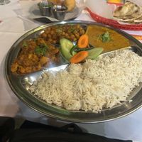 Vegan thali  at Haveli Indian Cuisine in Rochester