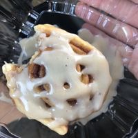 Cinnamon roll at Black Squirrel Bake Shop in Madison