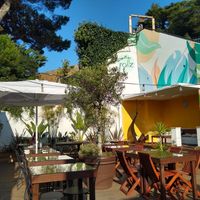 Outdoor dining. at Raiz in Sintra