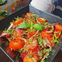 Salada de batata doce at Raiz in Sintra