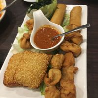 Veggie starter selection  at G-Wu in Leeds