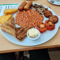 All day vegan breakfast at Toby Jug Cafe in Boscastle