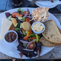 Vegan Ploughman's at Toby Jug Cafe in Boscastle