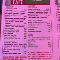 Menu as of 20 July 2020 at Toby Jug Cafe in Boscastle