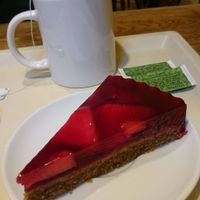 strawberry cake at Country Life - Vodickova in Prague
