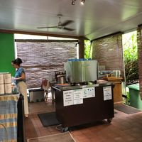 Outdoor cafe at Organic & Natural Store and Cafe in Mackay
