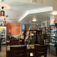 Inside at Organic Green Butik and Cafe in Stockholm