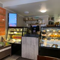 Some vegan bakes at Organic Green Butik and Cafe in Stockholm