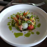 Mixed vegetable salad at Pollen in Central Singapore