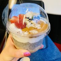 Vegan overnight oats   at Wolfox in Hove