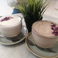 Coconut Chai Latte and Almond Chai Latte at Wolfox in Leeds