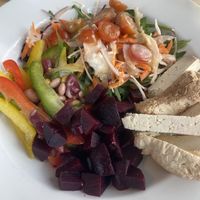 Vegan Buddha bowl  at The Blue Bird Cafe in Worthing