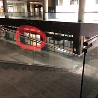 Walk down stairs and through the doors at CoCo Ichibanya - Umeda Sky Building in Osaka