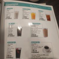 Following drinks were available free with an observatory ticket at CoCo Ichibanya - Umeda Sky Building in Osaka
