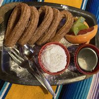 Churros: very sweet, but quite good  at El Castillo in Valkenburg