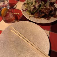 Crispy eggplant *drools*  at Suzie Luck's in Battery Point