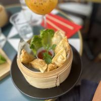 Veggie gyoza - 7.9€  at Hanoi Ca Pe in Puteaux