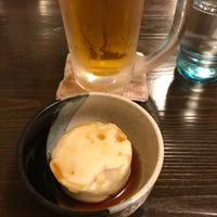 Peanut tofu at Marumiya in Okinawa