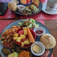  at Aroma Coffee Bar in Cahuita