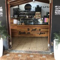 Inside   at Aroma Coffee Bar in Cahuita
