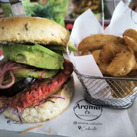 Red passion at Aroma Coffee Bar in Cahuita