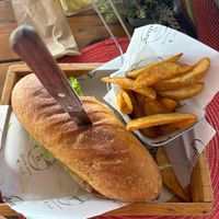 Cahuita sandwich at Aroma Coffee Bar in Cahuita