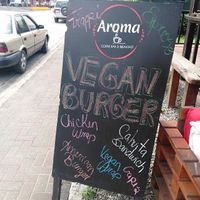   at Aroma Coffee Bar in Cahuita