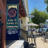Rachel's storefront - July 31, 2021 at Rachel's Cafe & Creperie in Lancaster