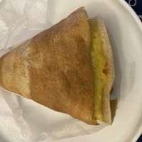Vegan Spanish omelet  at Rachel's Cafe & Creperie in Lancaster