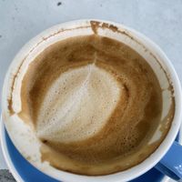 Capuccino at Pura Vida - South of Fifth in Miami Beach