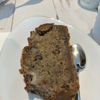 Vegan banana bread.   at Pura Vida - South of Fifth in Miami Beach