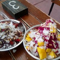 Raw bowls  at Pura Vida - South of Fifth in Miami Beach