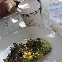 Avo toast at pure Vida Miami  at Pura Vida - South of Fifth in Miami Beach