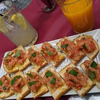Pan Tomate at Paisano Café in Barcelona