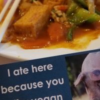 Thai lime spicy tofu...so good! at Thai Tanic in Destin