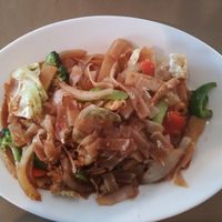 Drunken Noodles at Thai Tanic in Destin