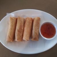 Veggie Rolls at Thai Tanic in Destin