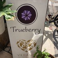 Sign at Trueberry - Omotesando in Tokyo