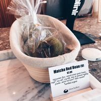 matcha red bean at Slow Bakes in Central Singapore