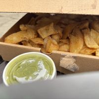   at Gabby's Chippy in Bridlington