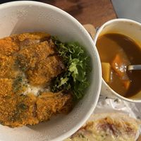 Lion mane cheesy 3/5- curry really lacks seasoning  at Saute-san 素特-さん in Central Singapore