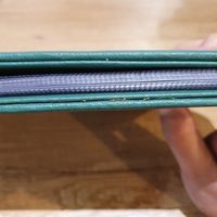 Thickness of the menu at Saute-san 素特-さん in Central Singapore