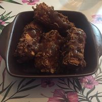 Tofusticks at Lazy Vegan in Santiago