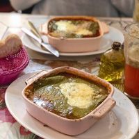 Lasaña  at Lazy Vegan in Santiago