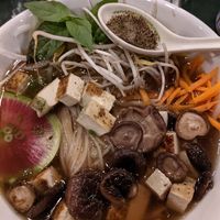 Vegan pho at 98 Center Moab in Moab